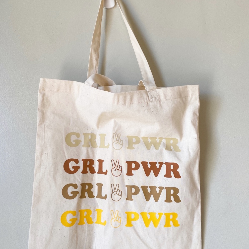 GRL PWR (Girl Power) Cotton Tote Bag